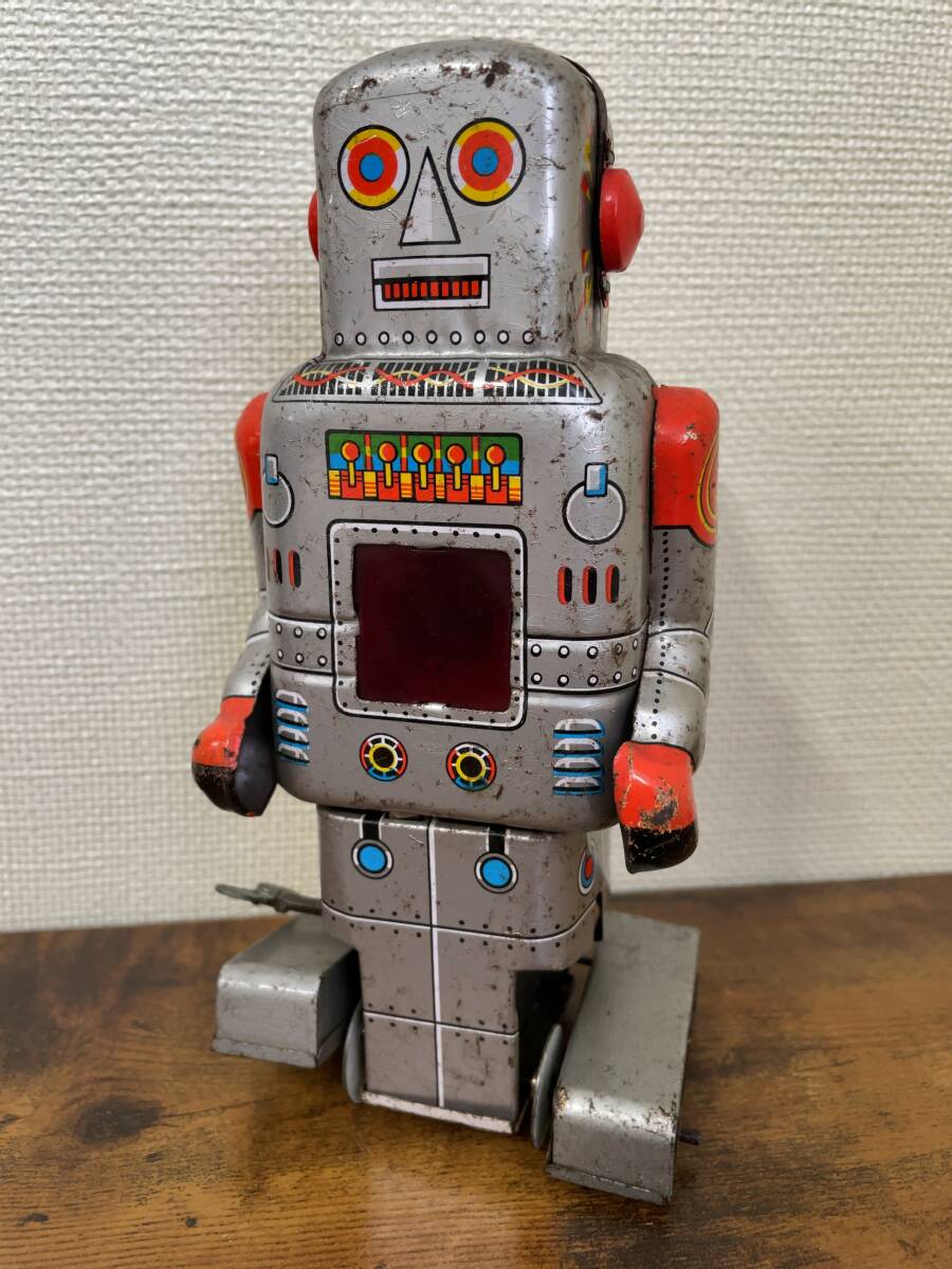 Yahoo!オークション -「スパーキーロボット」(ロボット) (ブリキ Yahoo!オークション -「スパーキーロボット」(ロボット) (ブリキ