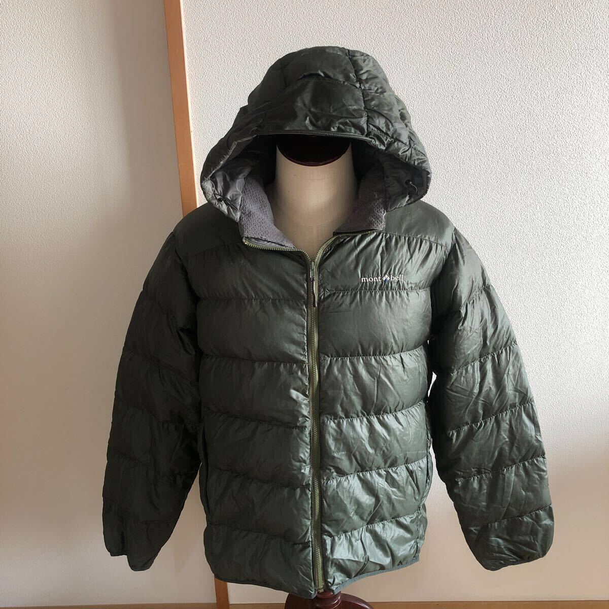 ライトアルパインダウン パーカ ジャケット ジップアップ ロゴ