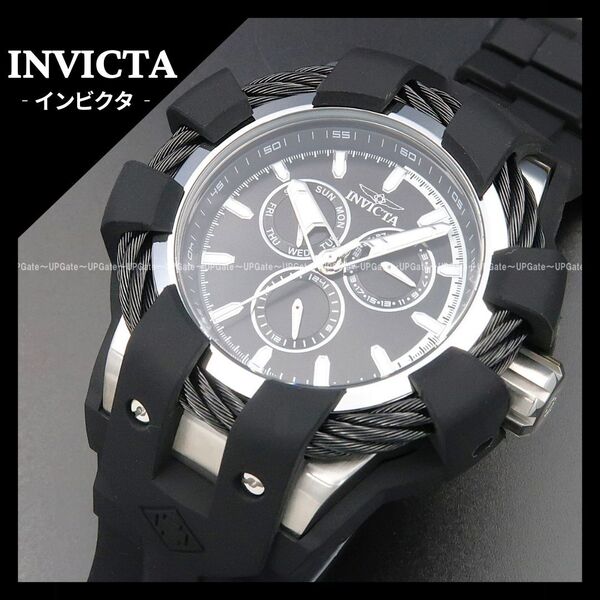 大人気シリーズ★スポーツモデル★ブラック INVICTA Bolt 47834 インビクタ ボルト