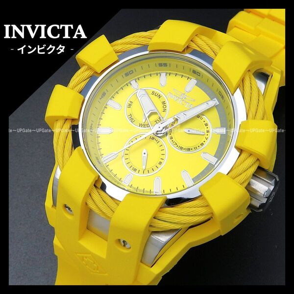 大人気シリーズ★スポーツモデル★イエロー INVICTA Bolt 47835 インビクタ ボルト