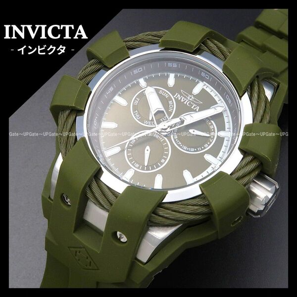 大人気シリーズ★スポーツモデル★グリーン INVICTA Bolt 47837 インビクタ ボルト