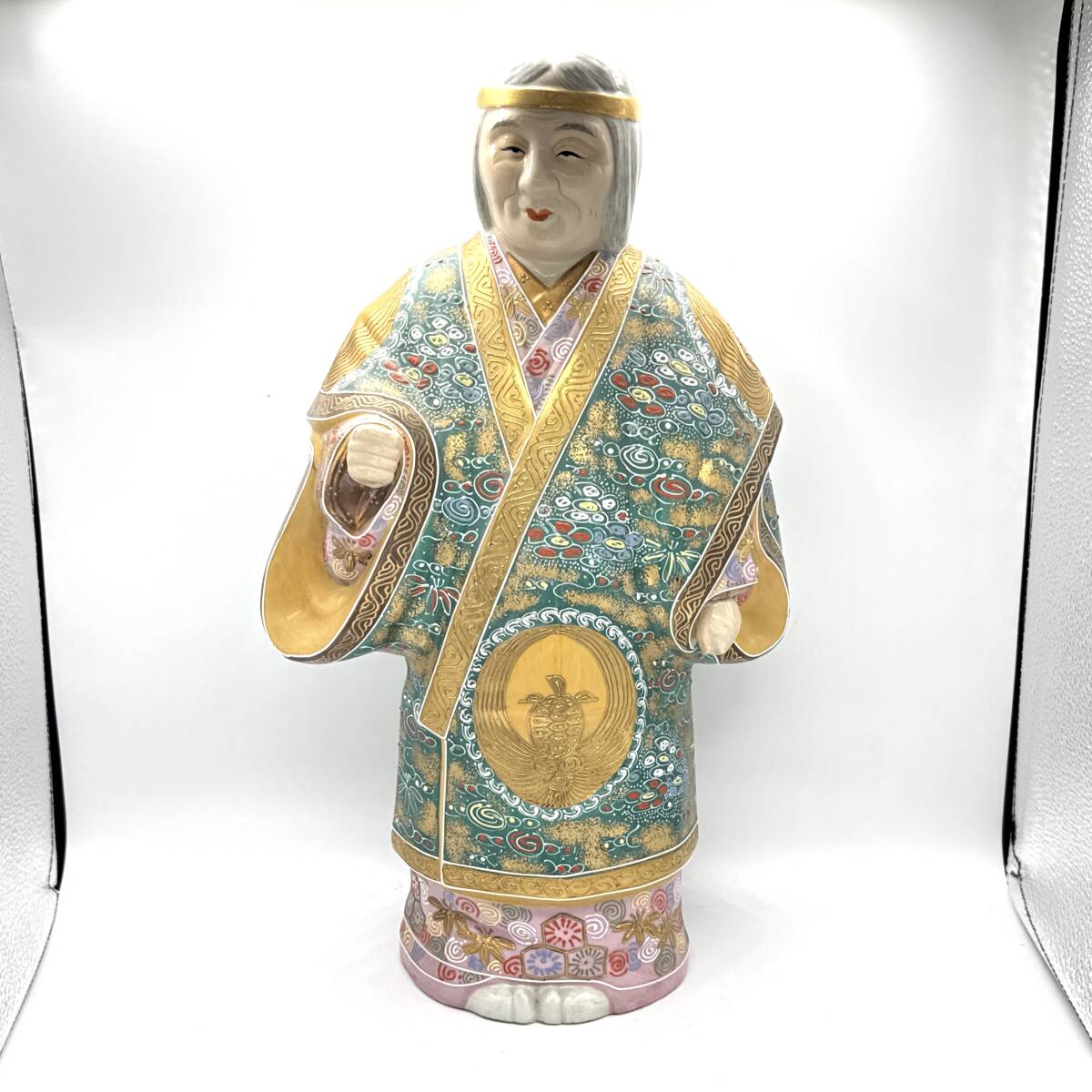 1490 希少 志野焼 信令作 高砂人形 壹対 美品 美術品