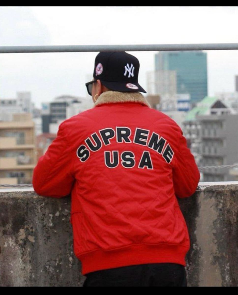 Supremeブルゾンジャケット　アーチロゴ シュプリーム SUPREME Studded Arc Logo Leather Jacket