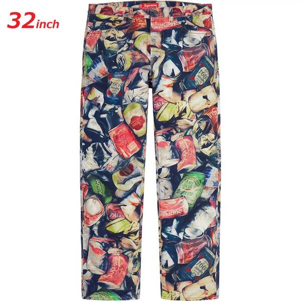 ★値下げ【即決/送料込】Supreme Cans Regular Jean "Multicolor" 32 シュプリーム デニム ジーンズ