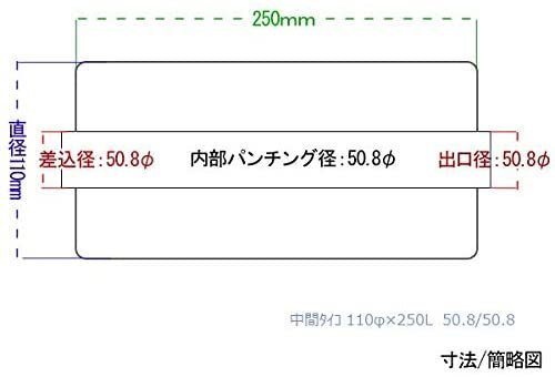 【送料無料】 中間タイコ 110φ×250L 差込50.8φ/出口50.8φ 4輪 車マフラー 汎用 製作パーツ サイレンサー 消音器 ワンオフ lc2-gen-t09 【送料無料】 中間タイコ 110φ×250L 差込50.8φ/出口50.8φ 4輪 車マフラー 汎用 製作パーツ サイレンサー 消音器 ワンオフ lc2-gen-t09