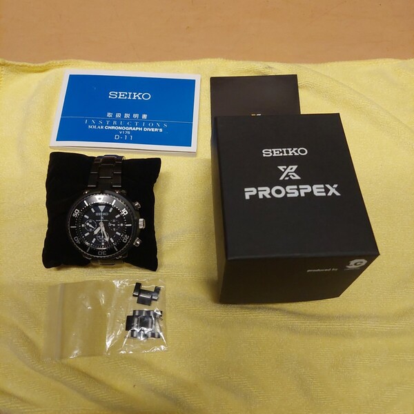 美品SEIKO PROSPEX プロスペックス V175-0DV0 ソーラー腕時計「LOWERCASEプロデュース限定モデル」3000本限定