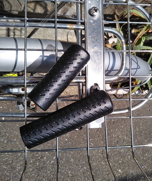 自転車用品 グリップ シフト 〈ロング&ショート〉 G106:G108 【ブラック(黒色)】 電動アシスト自転車対応