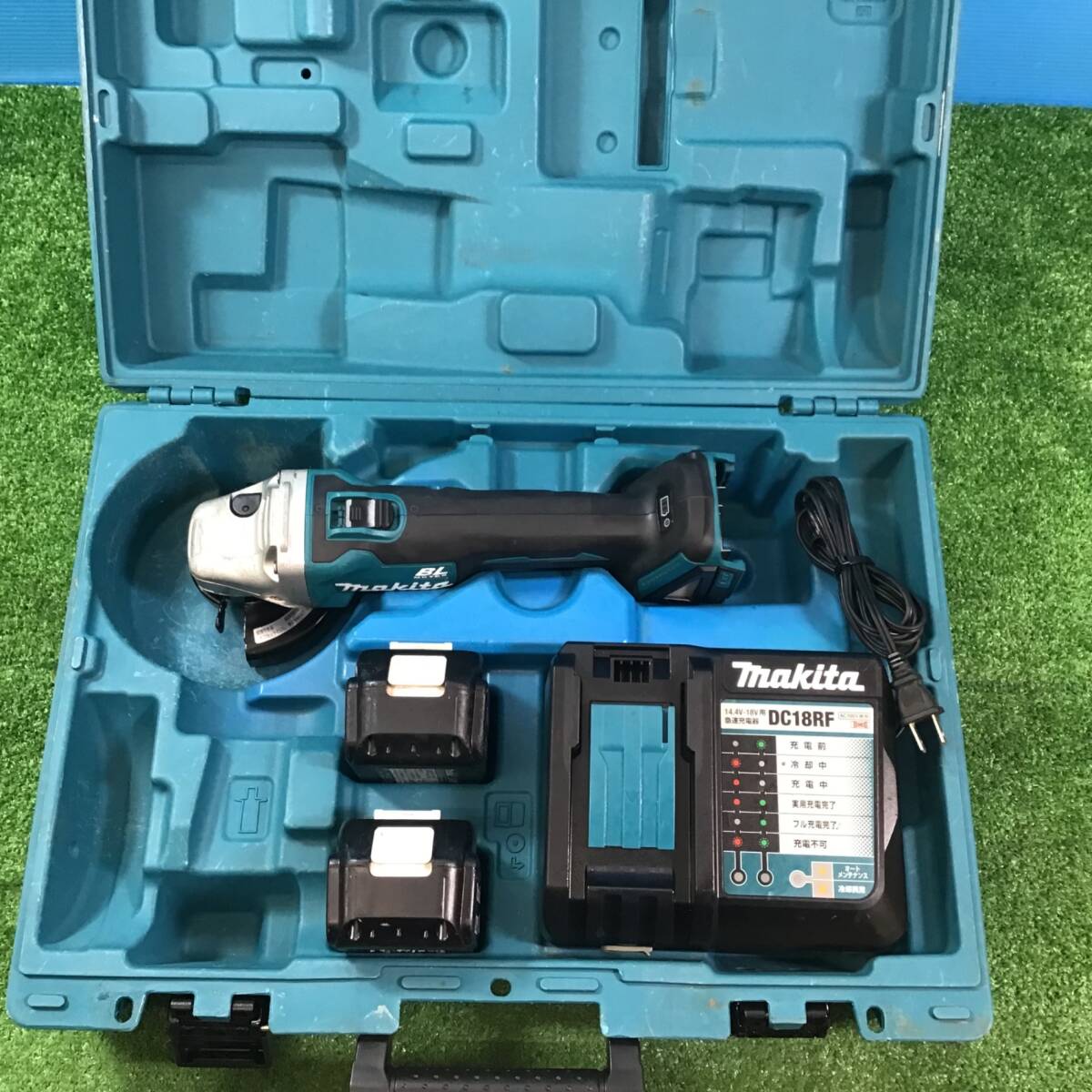 【中古品】〇マキタ コードレスディスクグラインダー GA404DRGX