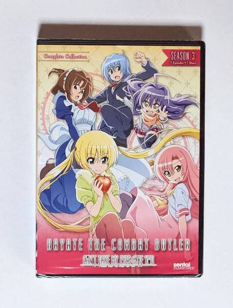■新品■ 北米版 ハヤテのごとく! 第3期 全12話 アニメ DVD (※リージョン機器必須) BOX 輸入版 輸入盤 海外版 DVD-BOX ハヤテのごとく