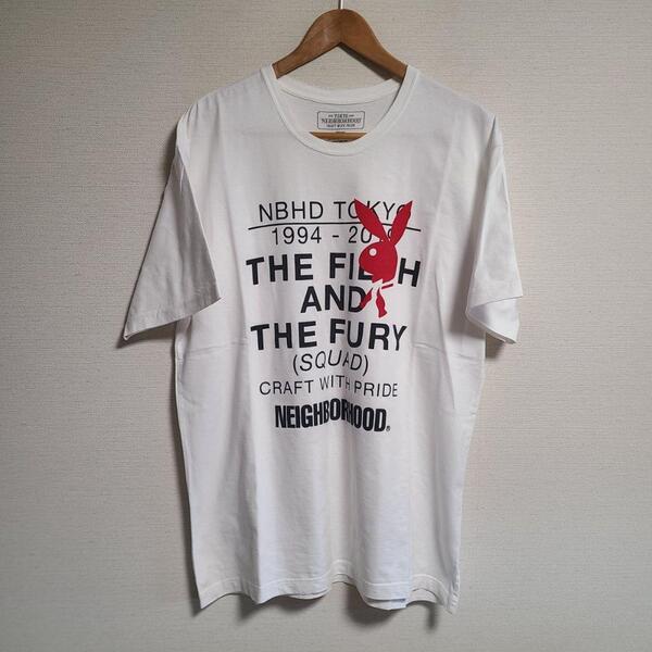 NEIGHBORHOOD × PLAYBOY Tシャツ 半袖 ロゴ プリント