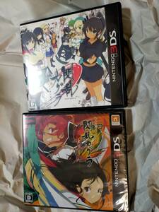 閃乱カグラ2 -真紅- - 3DS 通常版 未開封未使用 閃乱カグラ -少女達の真影- 中古付き ニンテンドー3DS