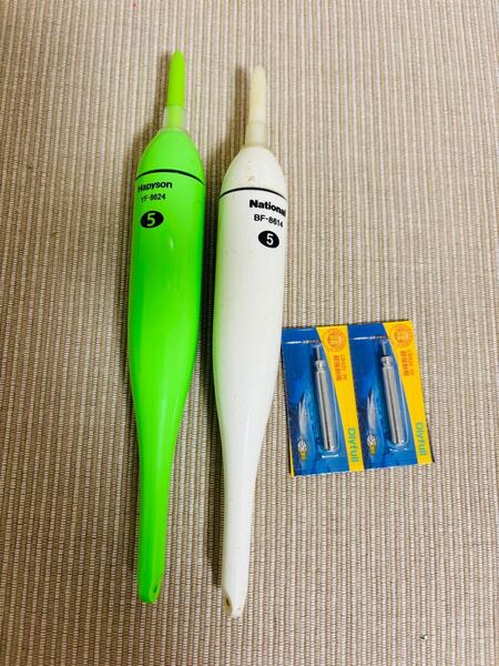 電気ウキ 二点(5号) & 電池オマケ
