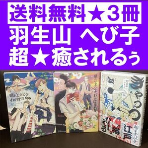 無料送料 3冊 羽生山へび子 晴れときどき、わかば荘 きゃっつ 四畳半ぶらぶら節