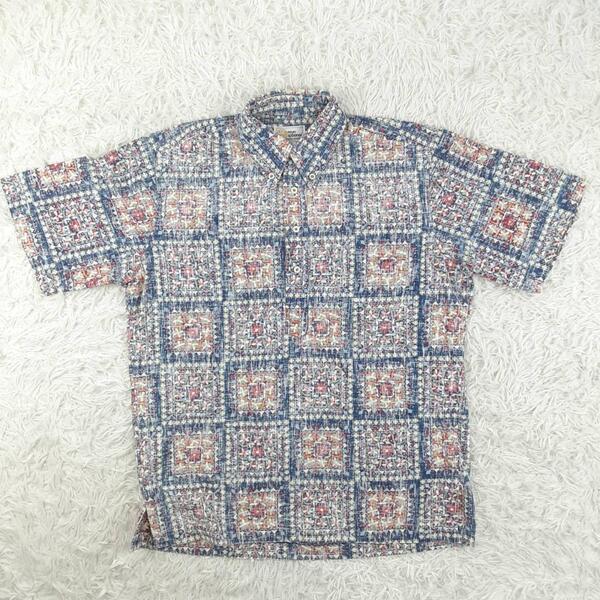 希少70s 乳首タグ◎reyn spooner アロハシャツ vintage
