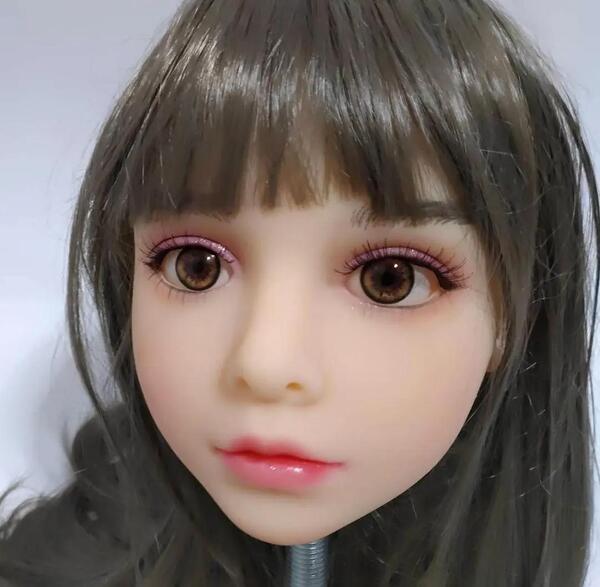 リアルドール リアルメイク仕様 カスタムドール リアルドールヘッド ウイッグ 等身大ドール シリコンヘッド シリコンドール 送料無料