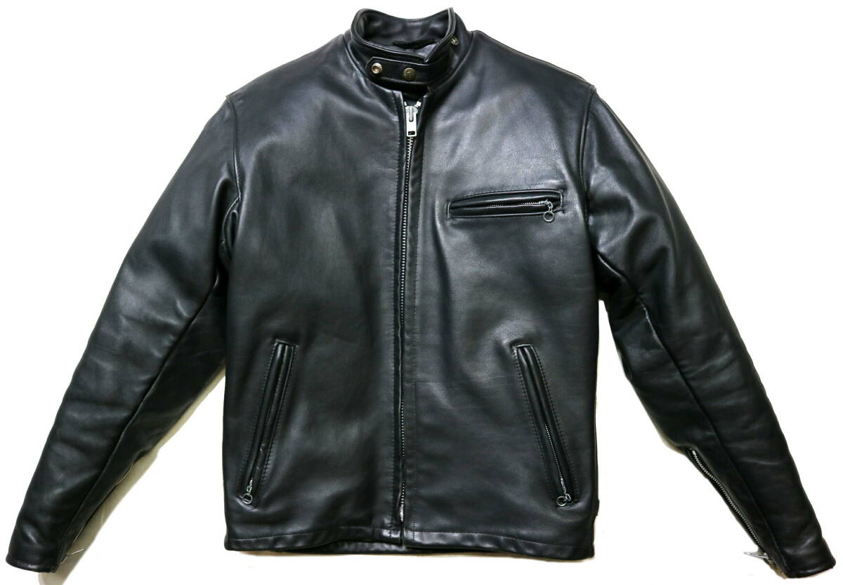 最終値下げ【美品】schott ライダース 38 M-Lサイズ相当 牛皮 641 Yahoo!オークション -「schott 641 38」の落札相場・落札価格
