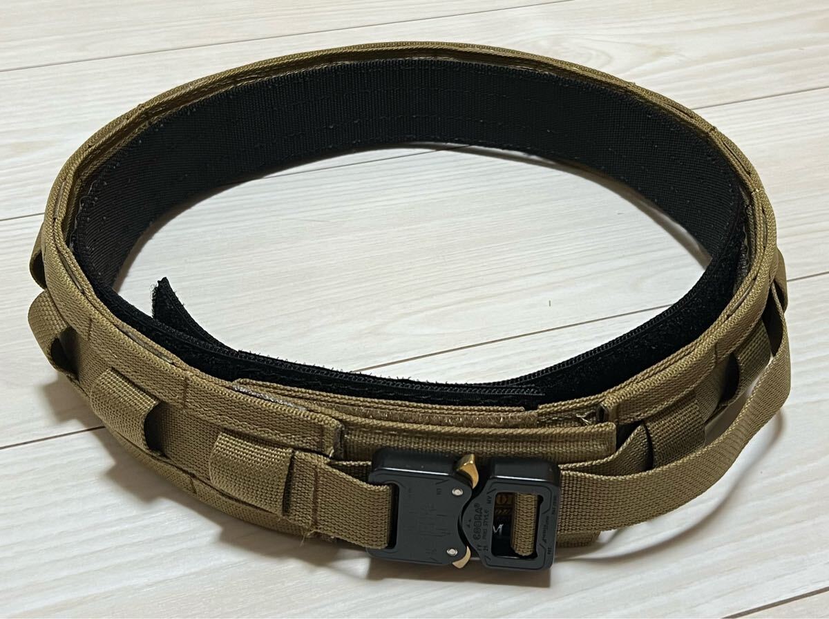 タフプロダクツ製 実物EPタクティカルベルト コヨーテ 中古品 タフプロダクツ製 実物EPタクティカルベルト コヨーテ 中古品