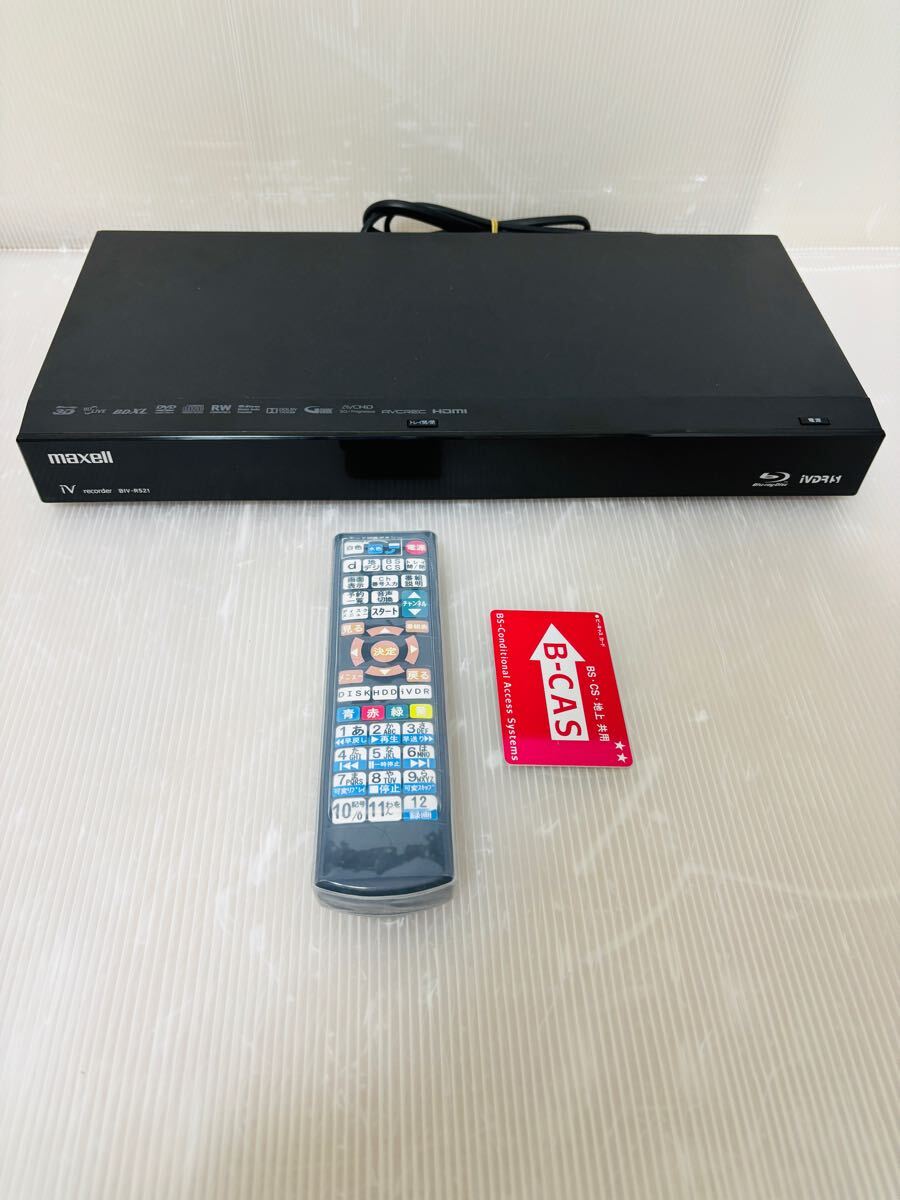 ジャンク maxell iv recoder BIV-R521（BIV-R1021/BIV-R521iVDR