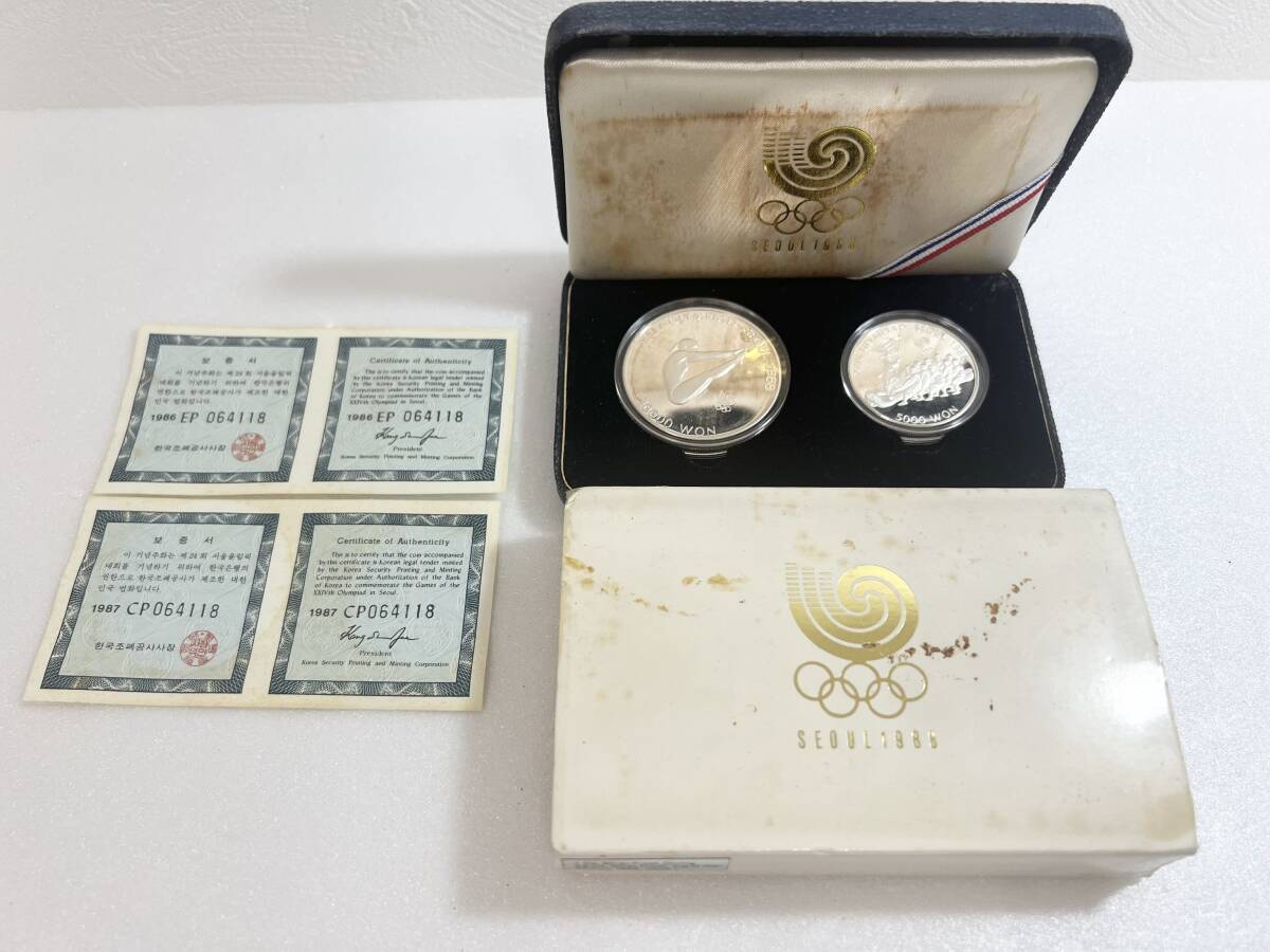 Yahoo!オークション -「ソウルオリンピック 10000」(硬貨) (貨幣
