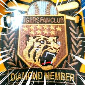 新品【阪神タイガース☆ファンクラブ10年継続記念刺繍ワッペン(エンブレム)】☆ダイヤモンドメンバー限定品☆送料無料☆