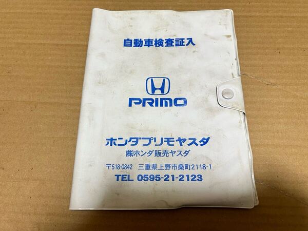 HONDA ホンダ 三重 車検証入れ 車検証ケース 赤 送料無料