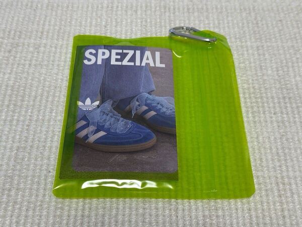 新品 未使用 未開封 購入特典 アディダス adidas 靴紐 ひも オーガンジー シューレース リボン 蛍光グリーン 黄緑 GAZELLE SAMBA SPEZIAL