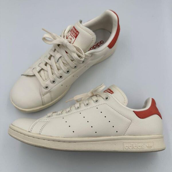 【美品】adidas STAN SMITH スタンスミス レザー26.5cm HQ6816 アディダス スニーカー ホワイト 白