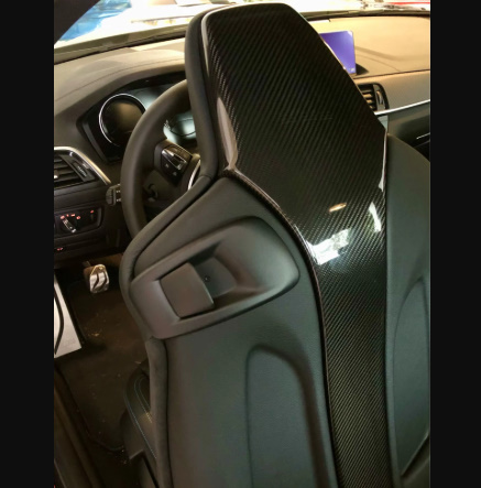 BMW f80 m3 f82 f83 m4 f87 m2 mmc 2014-2019 車内 シートバックカバー ドライカーボンファイバー