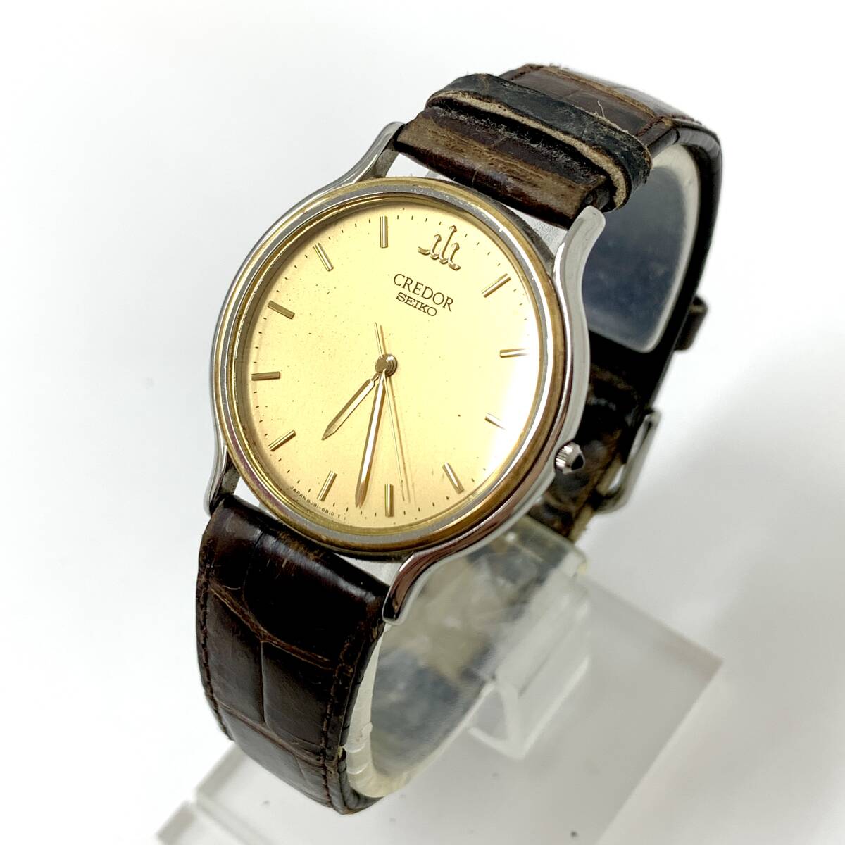 楽天市場】SEIKO セイコー クレドール 8J81-6B00 K18/SS 革