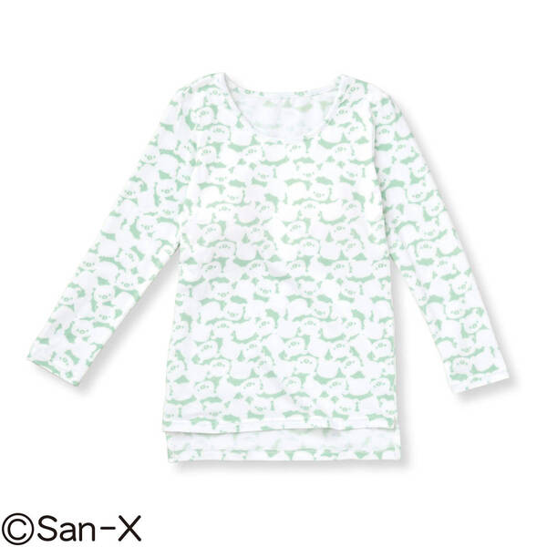 ◆フェリシモ◆リラックマ◆見せてもかわいいブラインナー◆M◆グリーン◆San-X◆サンエックス◆Tシャツ