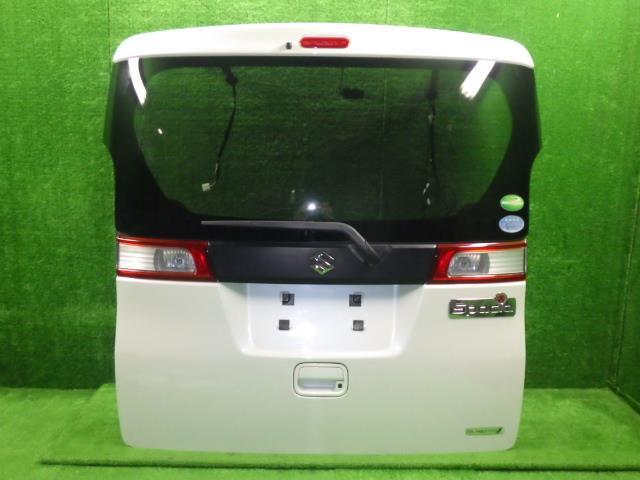 スペーシア DBA-MK32S バックドアASSY Z7T 白パール 熱線/ワイパー/ハイマウント付/ 69100-81M00 8908