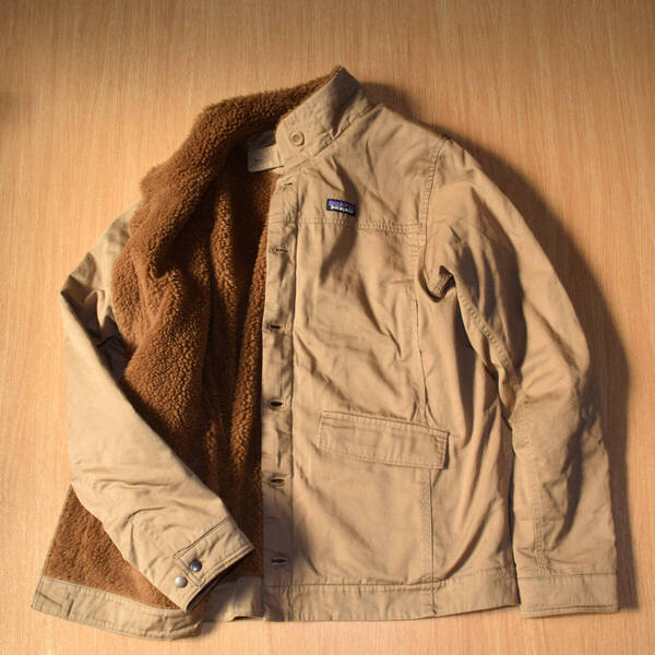 メンズL 日本XL 21年 美品!パタゴニア Maple Grove Deck Jacket デッキ ジャケット デック MJVK ボア ブルゾン フリース ワーク