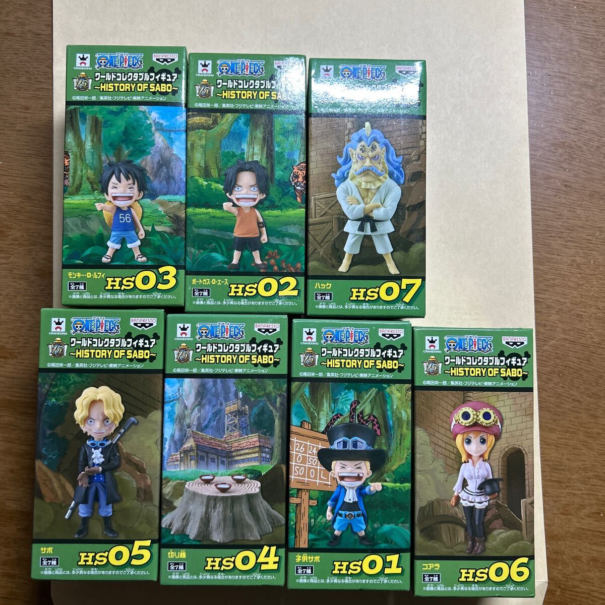 ワンピース ワールドコレクタブルフィギュア ～HISTORY OF SABO