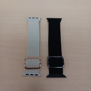 y020710k Knossen コンパチブル アップルウォッチ バンド 41/40/38mm 編込み AppleWatch バンド スポーツバンド 8 7 6 5 4 3 2 1 SEに対応