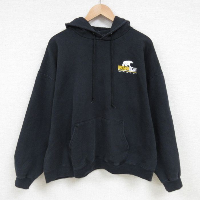 HOOK】for girls ブラシ刺繍クマショート丈パーカー – 《公式