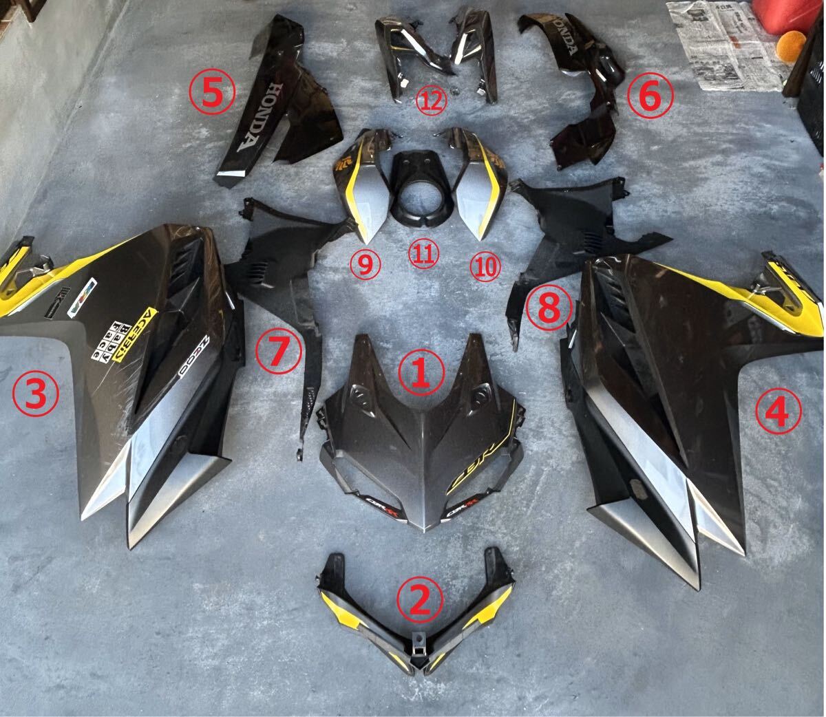 Yahoo!オークション -「cbr250rr カウル セット」(ホンダ用 Yahoo!オークション -「cbr250rr カウル セット」(ホンダ用