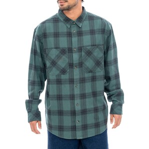 【SALE】★送料無料★2024秋冬 新品【ELEMENT/エレメント】COMPASS LS 長袖シャツ GSC1 メンズL BE022101