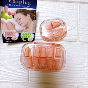 睡眠改善のプロ推薦 耳栓 ピンク 睡眠用 遮音 低反発 34db低減 男女兼用 安眠グッズ 防災 勉強 防音対策 ケース付き 7ペア