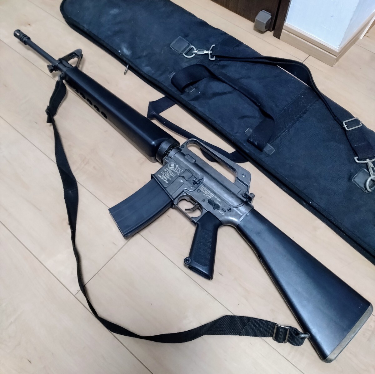 動作未確認・未発火・ジャンク扱い】コクサイ M16A1 樹脂製