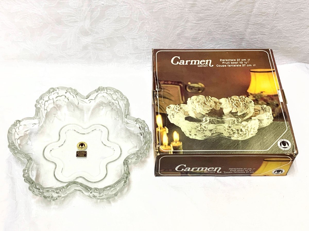 ドイツ Carmen クリスタルガラス ドイツ製 皿6客セット 新品 未使用 2025年最新】carmen satiniertの人気アイテム - メルカリ