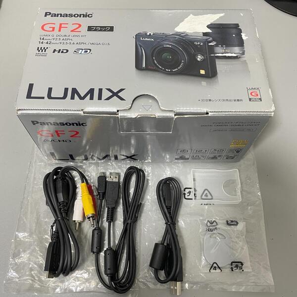 【箱/付属品のみ】Panasonic DMC-GF2 ブラック タッチペン ケーブル