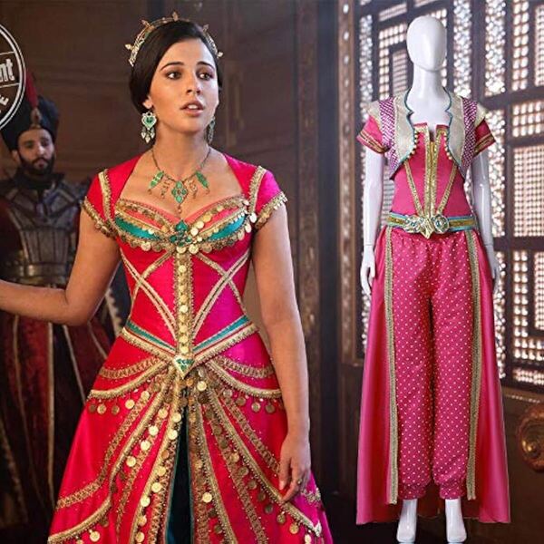 コスプレ衣装 2019実写版 ジャスミン プリンセスドレス アラジン ジャスミン フェアイベントLadies L未使用