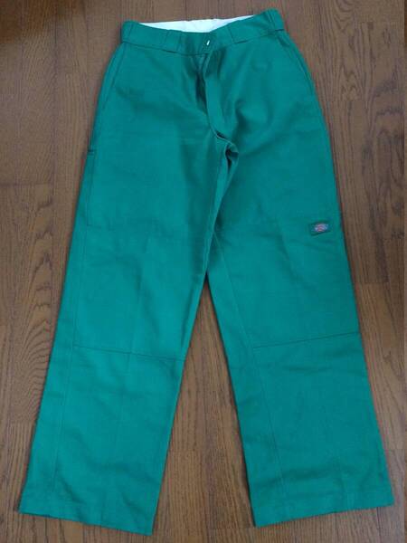 Dickies(ディッキーズ) ダブルニー 30x32 グリーン 緑 品番85283KG