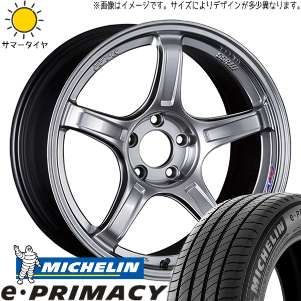 GRヤリス 225/40R18 ホイールセット | ミシュラン Eプライマシー & GTX03 18インチ 5穴114.3