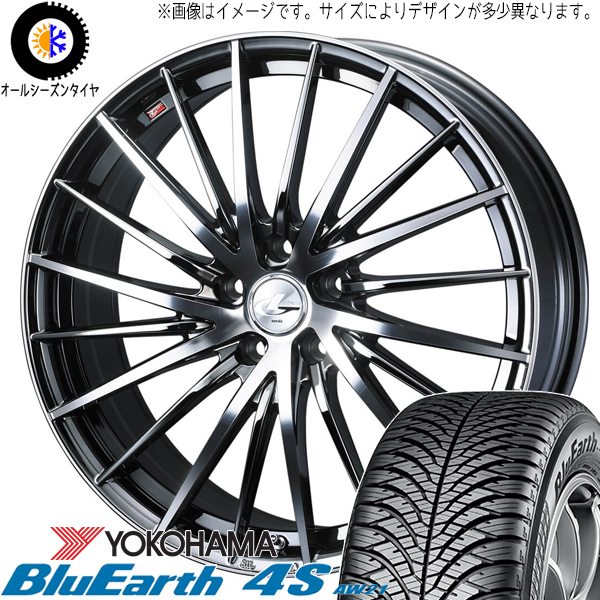 ヤリスクロス 215/50R18 オールシーズン | ヨコハマ ブルーアース AW21 & レオニス FR 18インチ 5穴114.3