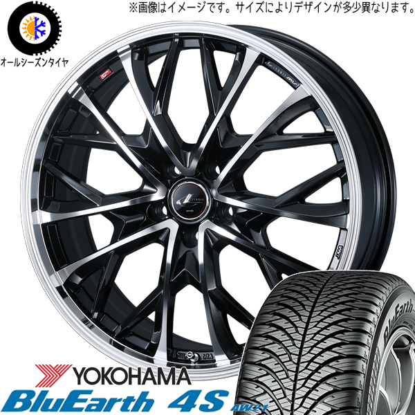 フォレスター 215/55R17 オールシーズン | ヨコハマ ブルーアース AW21 & レオニス MV 17インチ 5穴100