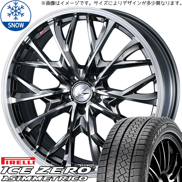 ZR-V クロストレック アルファード 245/45R19 スタッドレス | ピレリ アイスゼロアシンメトリコ & レオニス MV 19インチ 5穴114.3