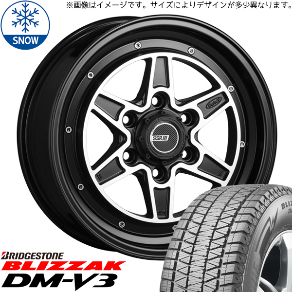 ハイエース 200系 215/70R16 スタッドレス | ブリヂストン ブリザック DM-V3 & ディバイド MK6 16インチ 6穴139.7