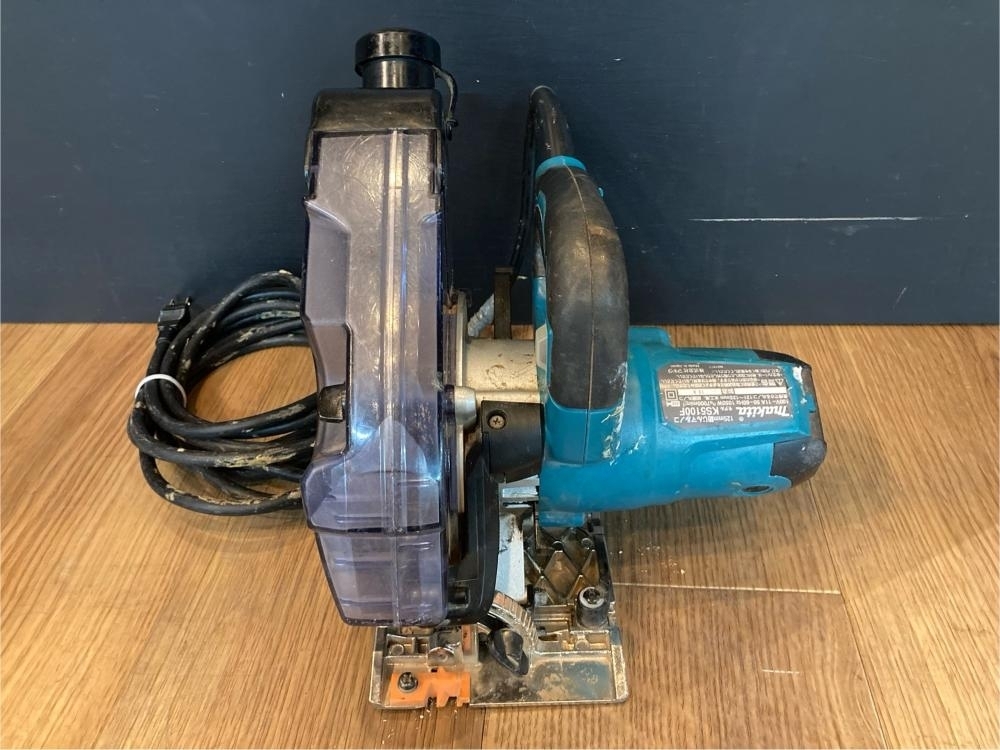 023◆ジャンク品・即決価格◆makita マキタ 125mm防じんマルノコ KS5100F コード補修あり 023◆ジャンク品・即決価格◆makita マキタ 125mm防じんマルノコ KS5100F コード補修あり