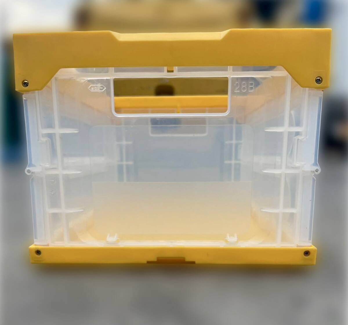 ※配送限定※【5個】【未使用品】折りたたみ コンテナ オリコン 27L ボックス